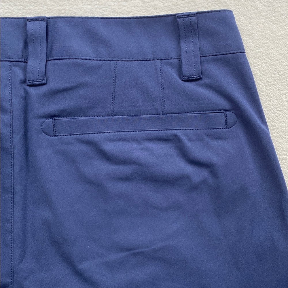 Rhone Commuter Flex Knit Flat Front Lifestyle/Performance Short (Navy) - Picture 6 of 16